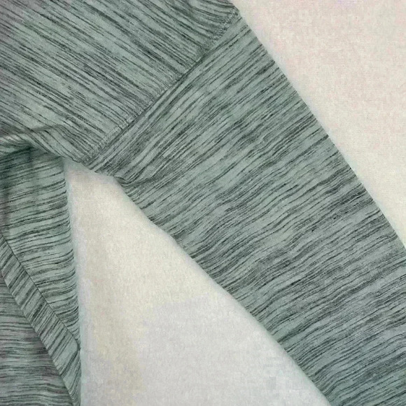 Athleta Top Women’s Medium Essence Flow Spacedye Blue Boat Neck - Picture 4 of 9